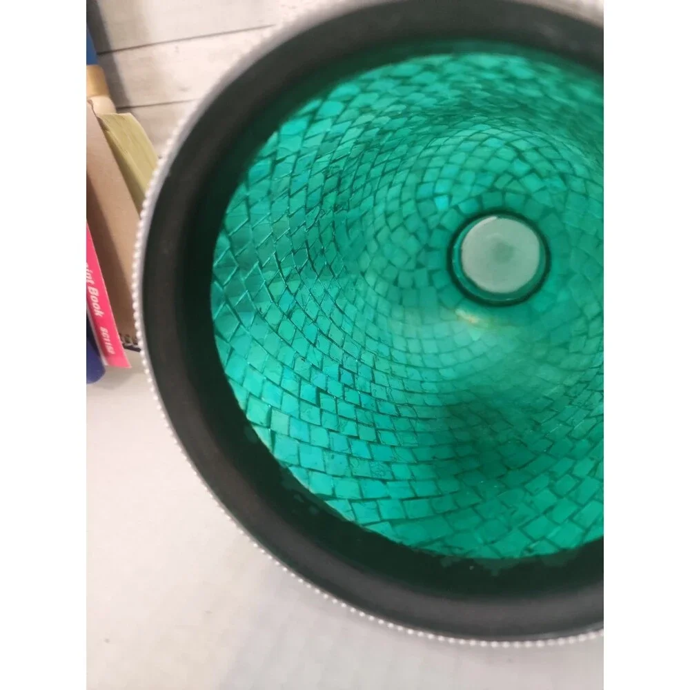 Mosaic Hurricane Vase / Candle Holder